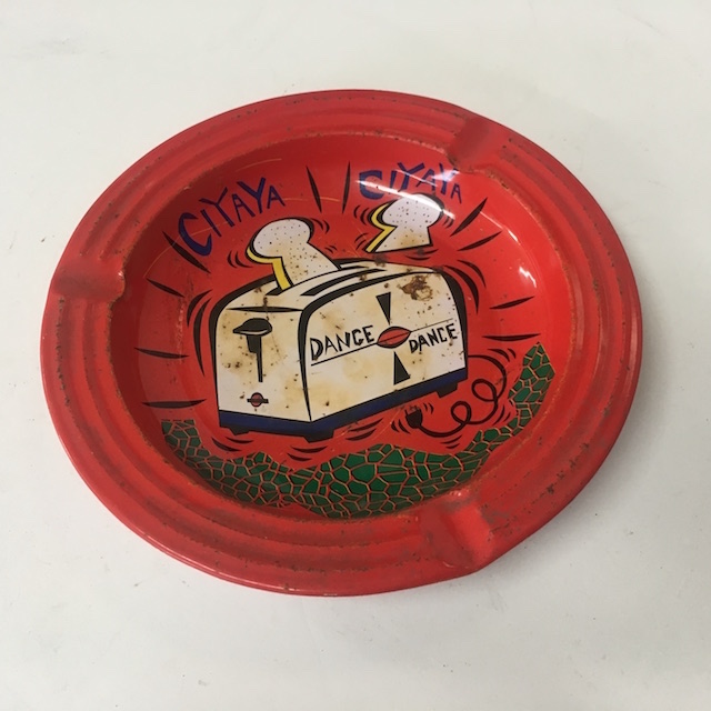 ASHTRAY, Novelty - Red Toaster Dance Dance